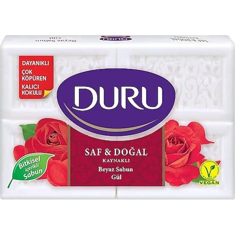 DURU SABUN 600 GR GÜL X 15 AD