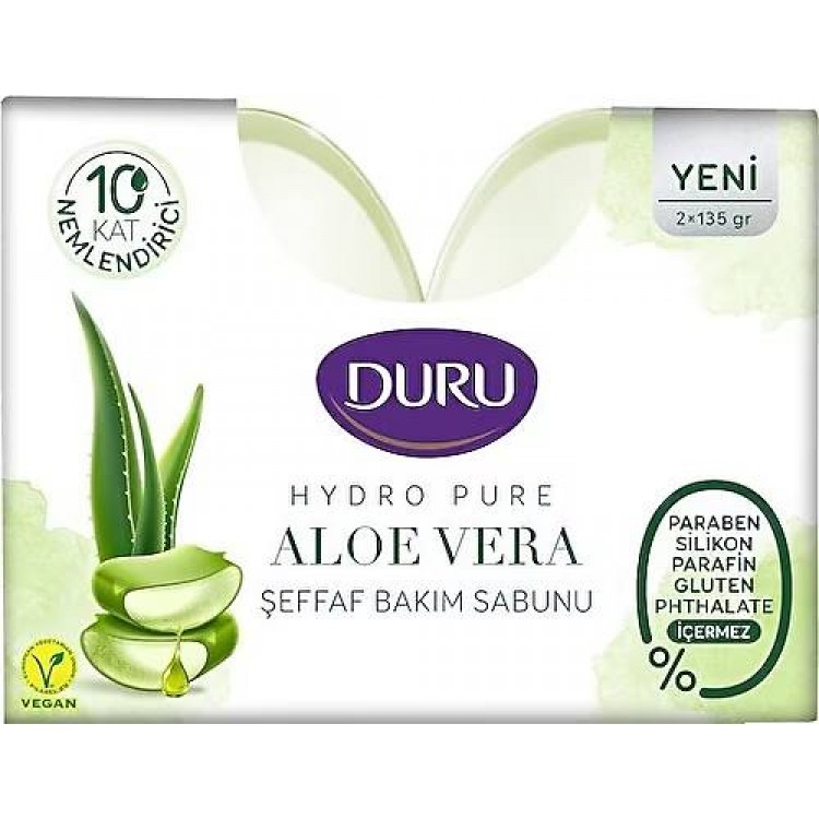 DURU SABUN HYDRO 135 GR ALOEVERA X 2 AD