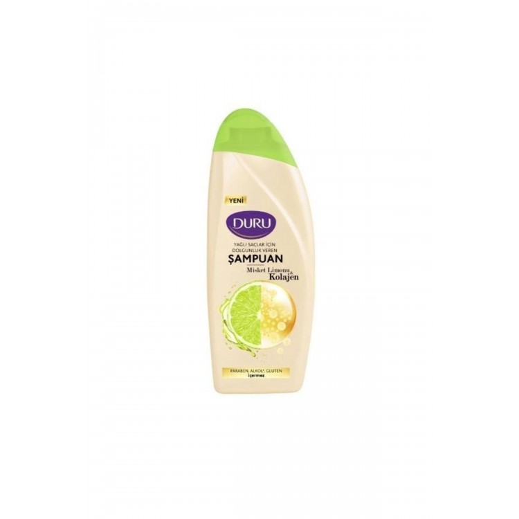 DURU ŞAMPUAN 500 ML MİSKET LİMONU & KOLAJEN X 12 AD