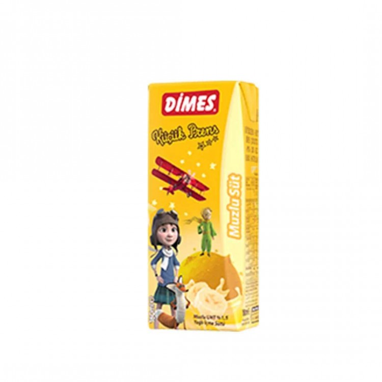 DİMES KÜÇÜK PRENS MUZLU SÜT 180 ML X 27 AD DİMES KÜÇÜK PRENS MUZLU SÜT 180 ML X 27 AD
