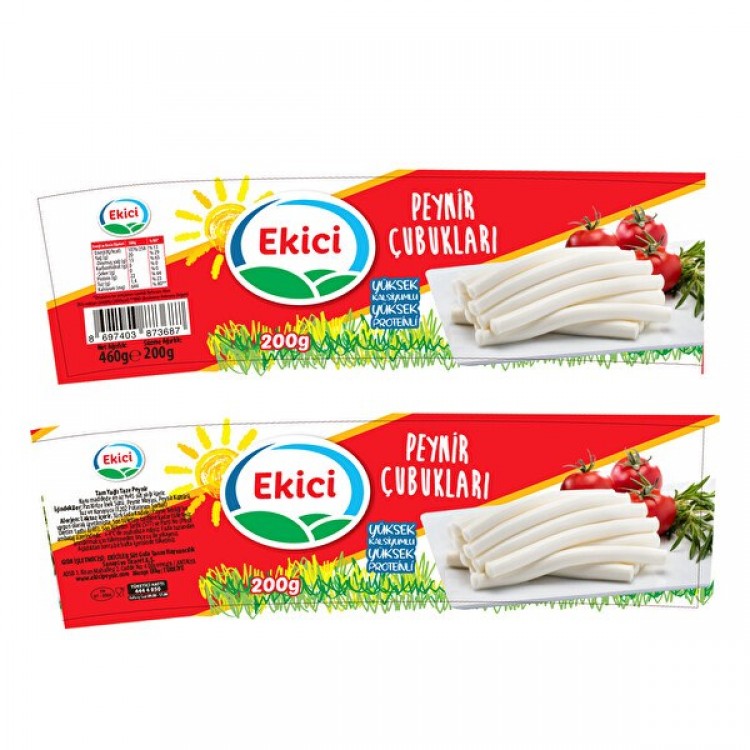 EKİCİ 200 GR ÇUBUK PEYNİR X 12 AD