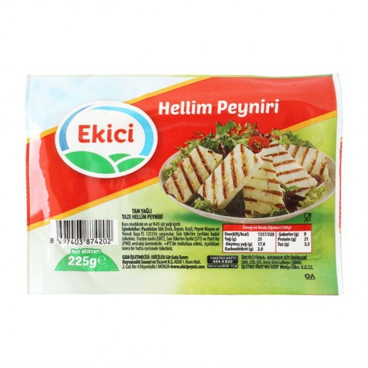 EKİCİ 225 GR HELLİM PEYNİR x 12 AD