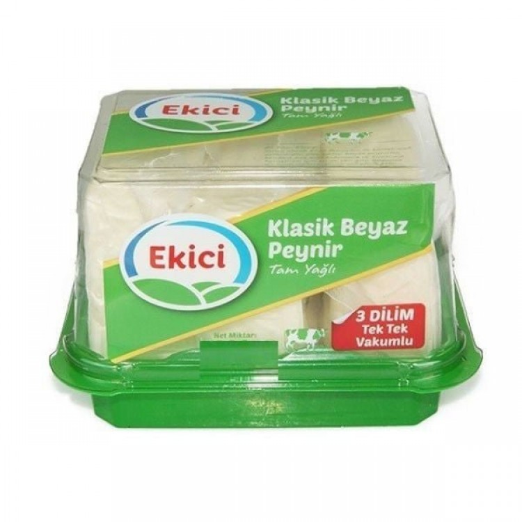 EKİCİ KLASİK BEYAZ PEYNİR TAM YAĞLI 450 GR X 8 AD EKİCİ KLASİK BEYAZ PEYNİR TAM YAĞLI 450 GR X 8 AD