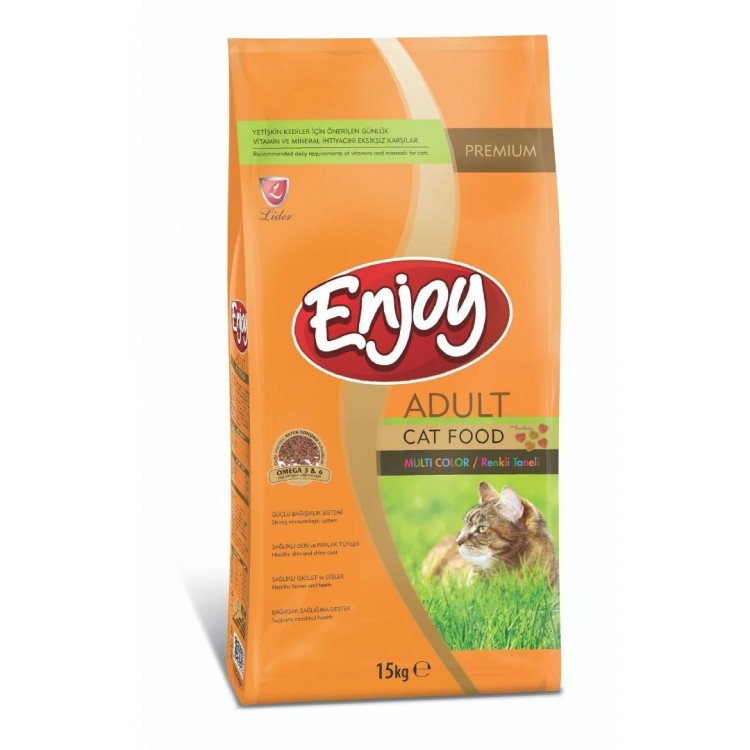 ENJOY KEDİ MAMA TAVUKLU 15 KG