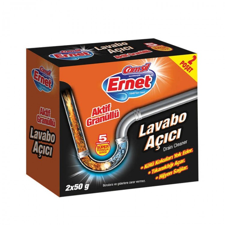 ERNET LAVABO AÇICI 2'Lİ X 24 AD