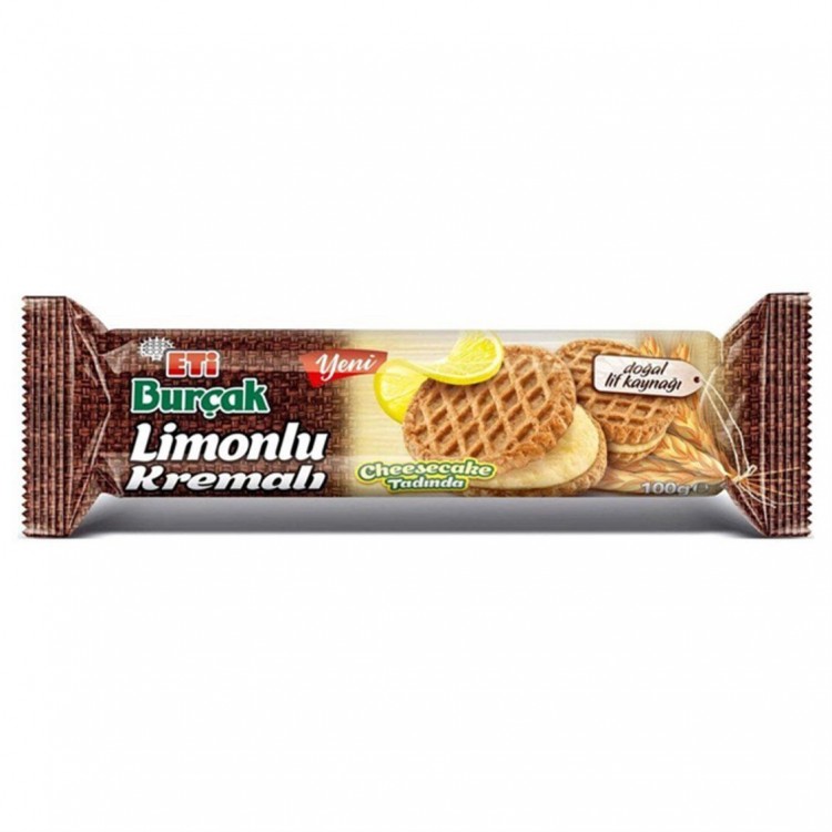 ETİ BURÇAK LİMONLU YULAFLI 100 GR X 12 AD