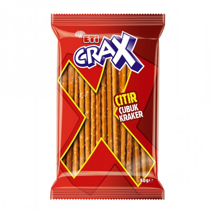 ETİ CRAX SADE ÇUBUK KRAKER 40 GR X 34 AD ETİ CRAX SADE ÇUBUK KRAKER 40 GR X 34 AD