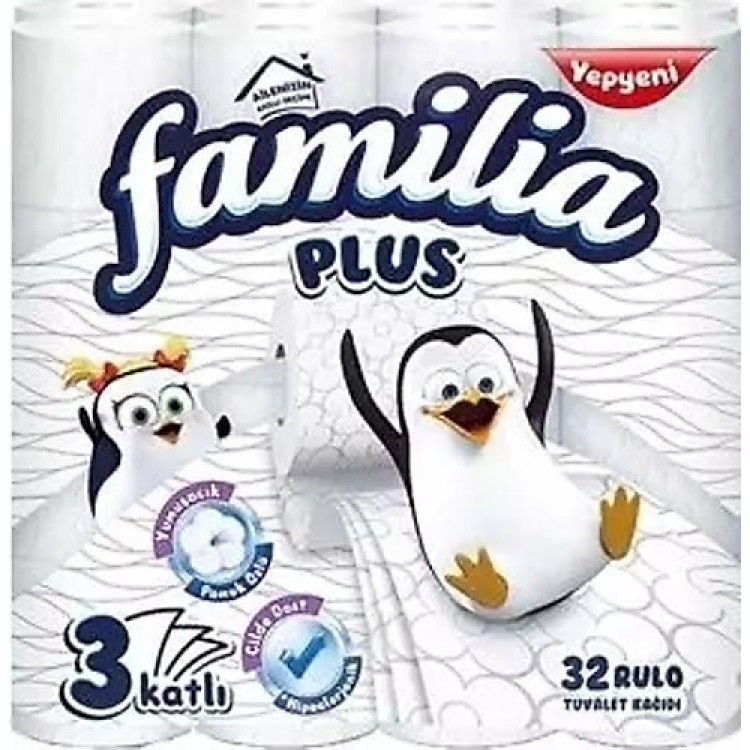 FAMİLİA TUVALET KAĞIDI 32'Lİ X 3 AD FAMİLİA TUVALET KAĞIDI 32'Lİ X 3 AD