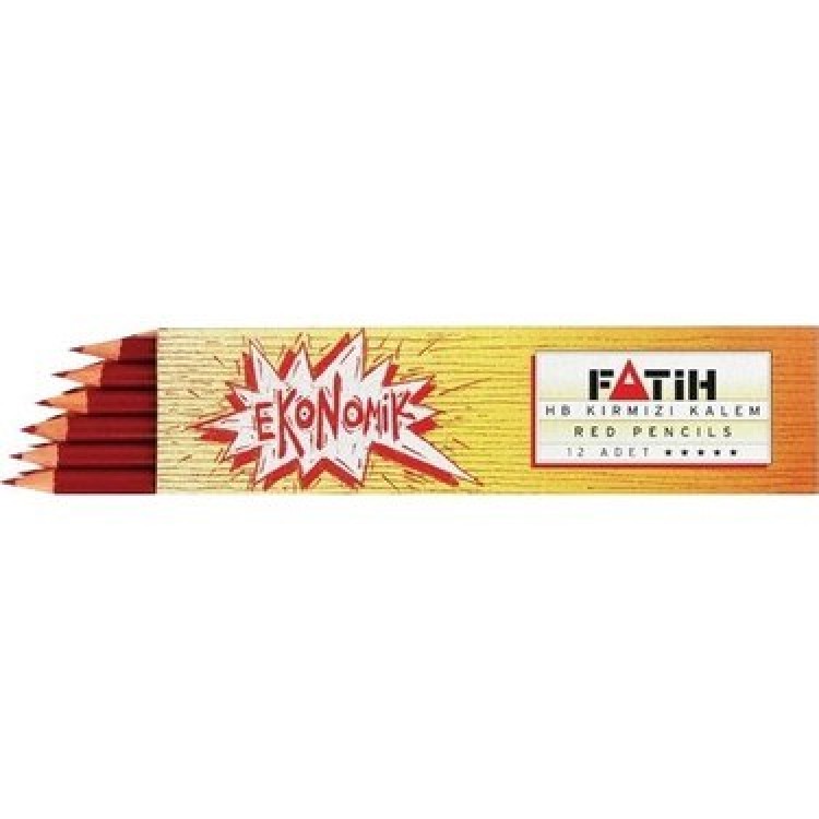 FATİH KIRMIZI KALEM 12'Lİ X 6 PK