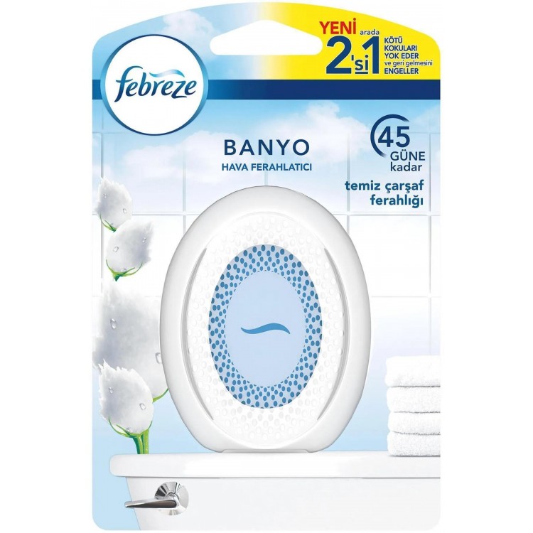 FEBREZE BANYO PARFÜMÜ TEMİZ ÇARŞAF FERAHLIĞI 7,5 ML FEBREZE BANYO PARFÜMÜ TEMİZ ÇARŞAF FERAHLIĞI 7,5 ML