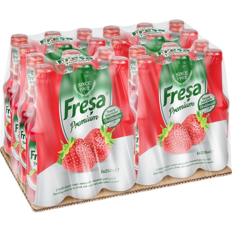 FREŞA PREMİUM 250 ML ÇİLEK X 24 AD FREŞA PREMİUM 250 ML ÇİLEK X 24 AD