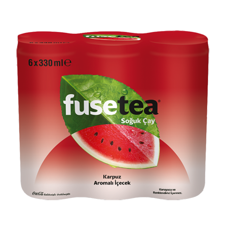 FUSE TEA 330 ML KARPUZ X 6 AD FUSE TEA 330 ML KARPUZ X 6 AD