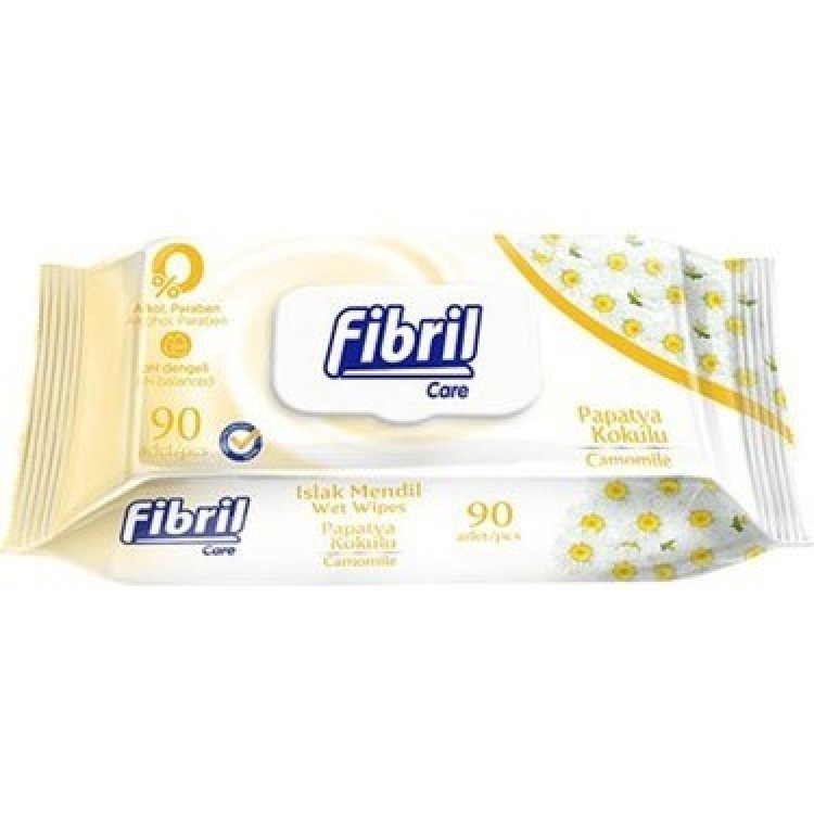 FİBRİL ISLAK MENDİL PAPATYA 90'LI X 24 AD FİBRİL ISLAK MENDİL PAPATYA 90'LI X 24 AD
