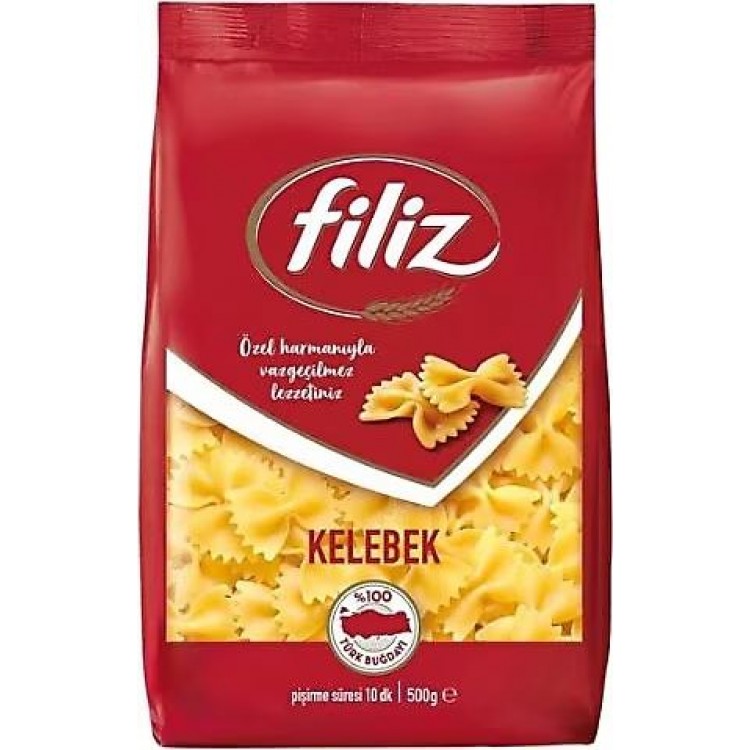 FİLİZ MAKARNA 500 GR KELEBEK X 20 AD