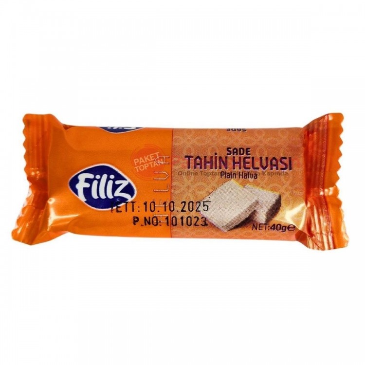 FİLİZ SADE HELVA 40 GR X 96 AD FİLİZ SADE HELVA 40 GR X 96 AD