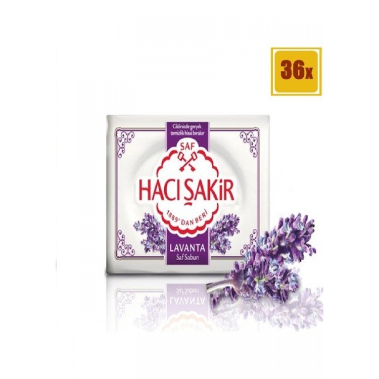 HACIŞAKİR SABUN 150 GR LAVANTA X 36 AD HACIŞAKİR SABUN 150 GR LAVANTA X 36 AD
