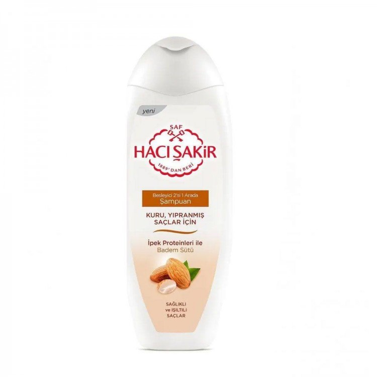 HACIŞAKİR ŞAMPUAN 500 ML BADEM 2 SI 1 ARADA X 12 AD HACIŞAKİR ŞAMPUAN 500 ML BADEM 2 SI 1 ARADA X 12 AD