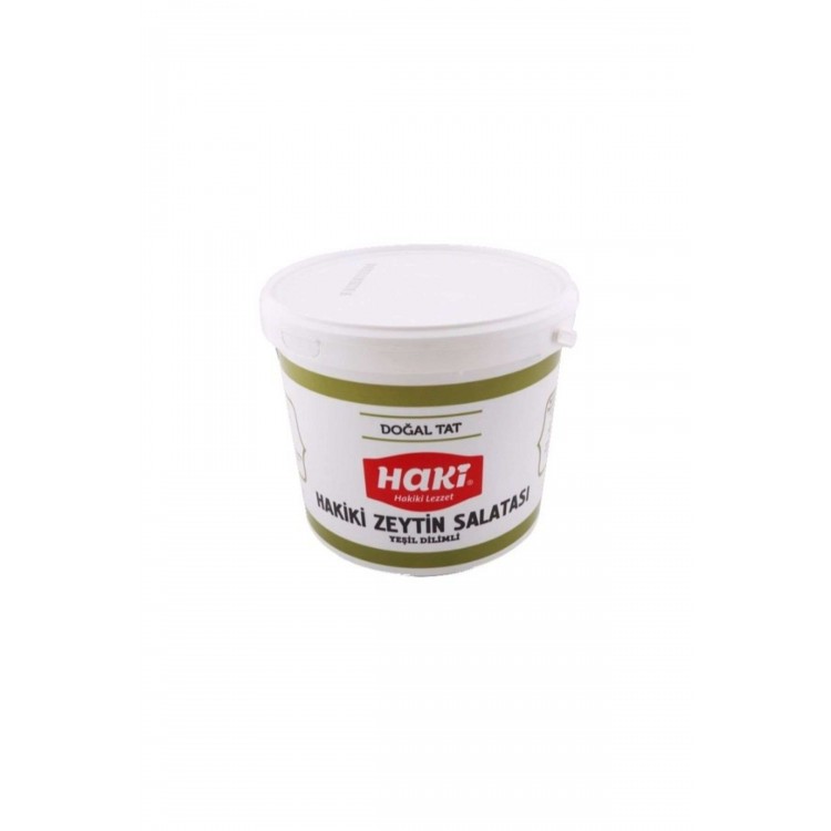 HAKİ 5 KG YEŞİL ZEYTİN SALATASI HAKİ 5 KG YEŞİL ZEYTİN SALATASI
