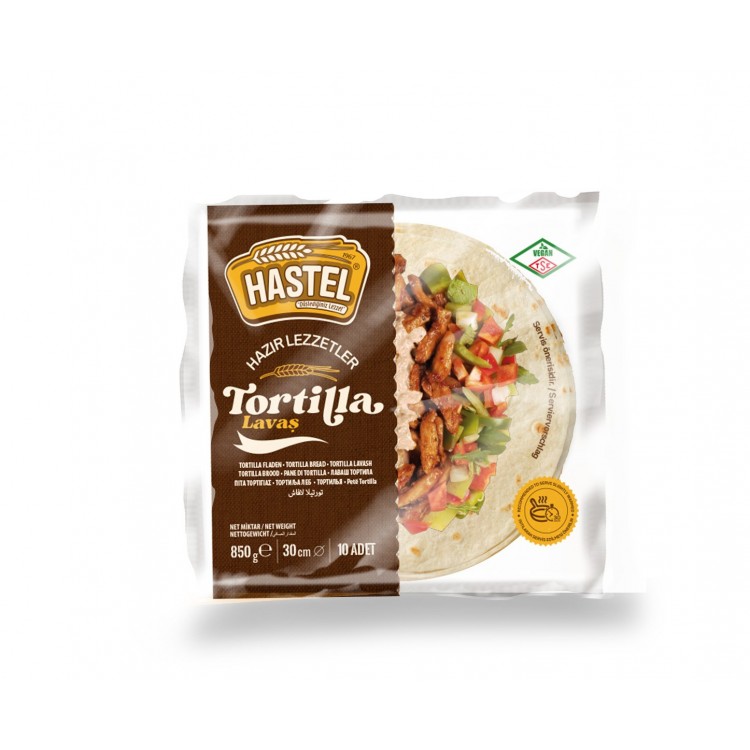 HASTEL TORTİLLA LAVAŞ 30 CM X 10 PK