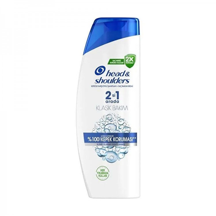 HEAD&SHOULDERS 330 ML 2'Sİ 1 ARADA KLASİK BAKIM X 6 AD