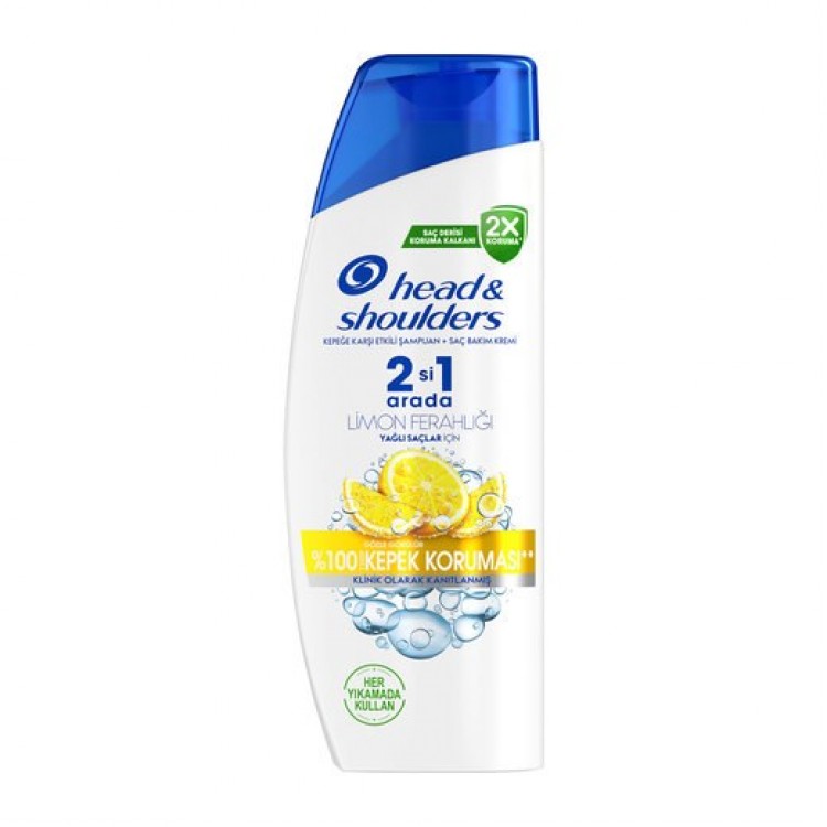 HEAD&SHOULDERS 330 ML 2'Sİ 1 ARADA LİMON FERAHLIĞI X 6 AD