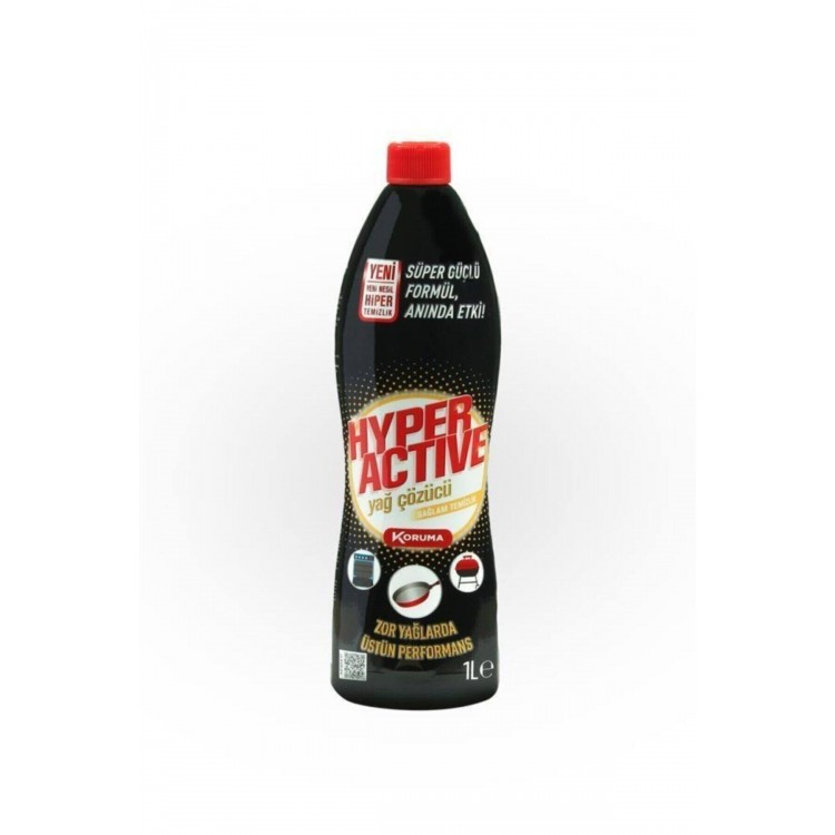 HYPER ACTİVE YAĞ ÇÖZÜCÜ 1 LT X 12 AD HYPER ACTİVE YAĞ ÇÖZÜCÜ 1 LT X 12 AD