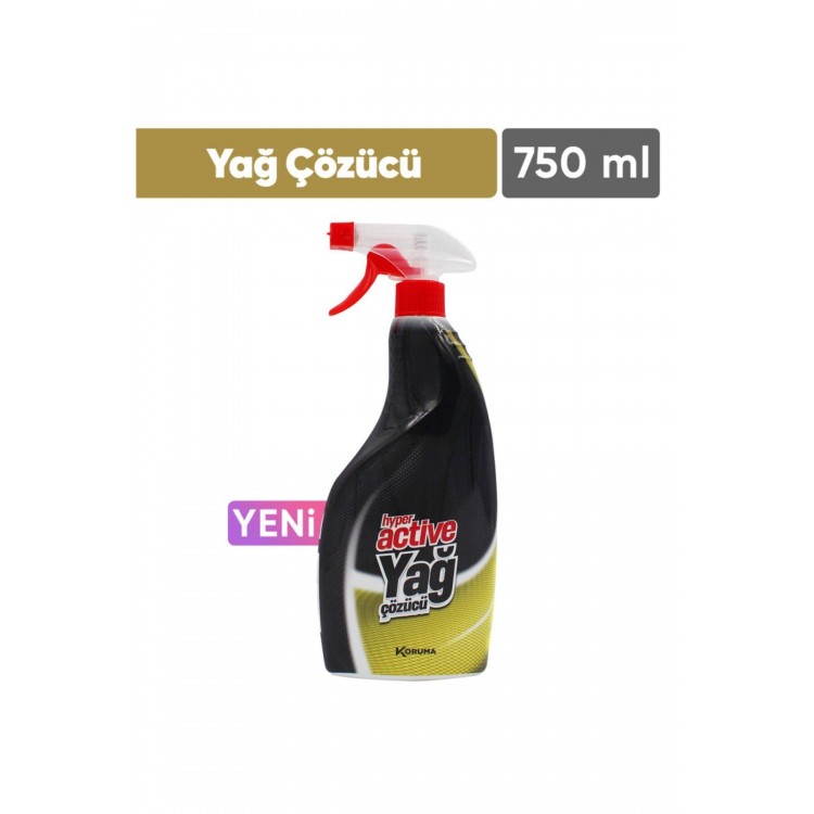 HYPER ACTİVE YAĞ ÇÖZÜCÜ SPREY 750 MLX 12 AD HYPER ACTİVE YAĞ ÇÖZÜCÜ SPREY 750 MLX 12 AD