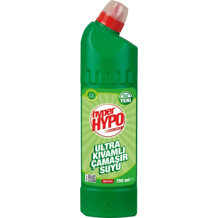 HYPO ULTRA ÇAMAŞIR SUYU 750 ML ÇAM FERAHLIĞI X 12 AD
