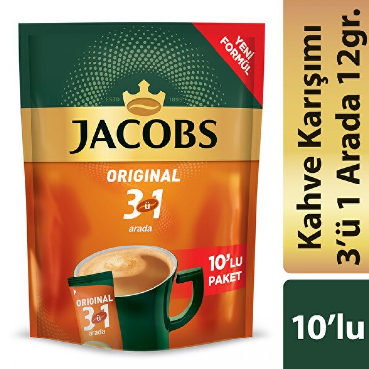 JACOBS 3+1 ARADA 10'LU PAKET X 16 AD