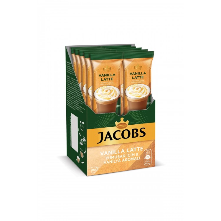JACOBS VANİLYA LATTE 10'LU