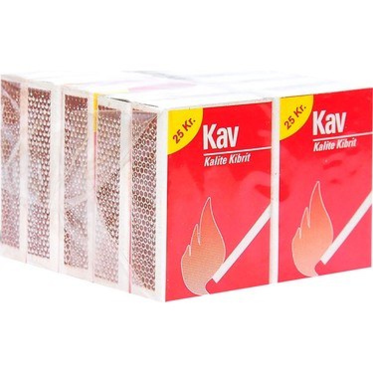 KAV KİBRİT 10'LU X 10 AD KAV KİBRİT 10'LU X 10 AD