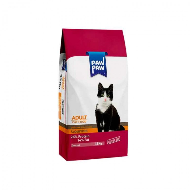 KEDİ MAMA PAW PAW GOURME 1 KG KEDİ MAMA PAW PAW GOURME 1 KG