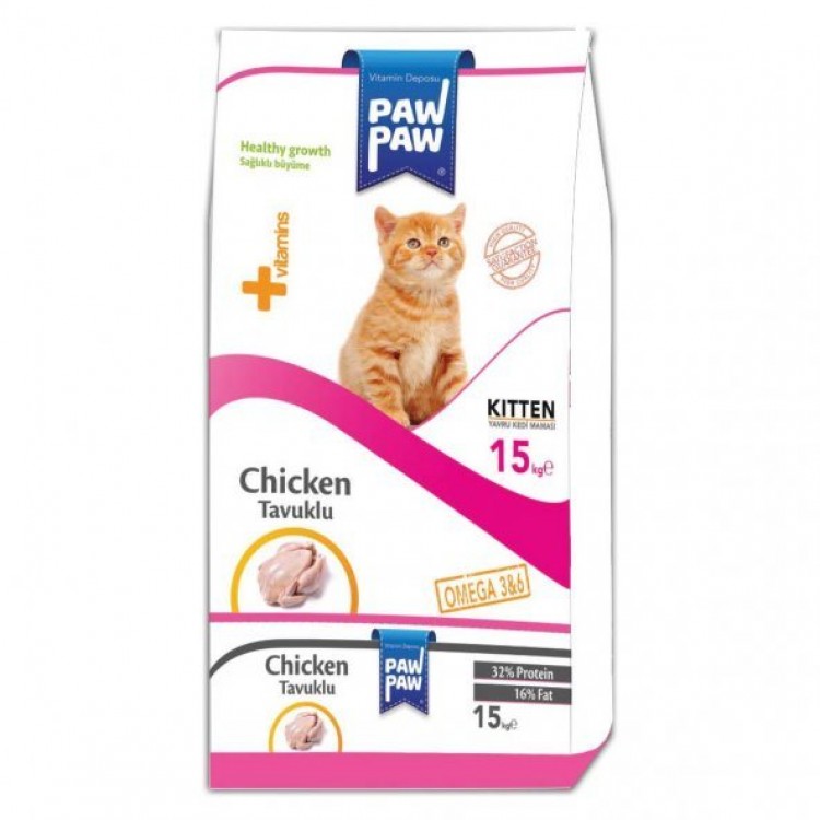 KEDİ MAMA PAW PAW KITTEN 15 KG KEDİ MAMA PAW PAW KITTEN 15 KG