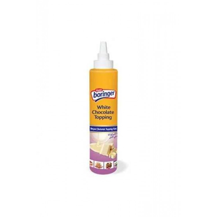 KENT BORİNGER TOPİNG 750 ML BEYAZ ÇİKOLATA X 12 ADET