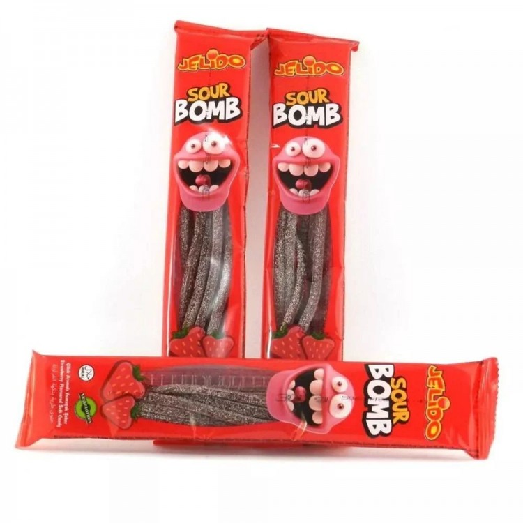 KERVAN JELİDO METRE ŞEKER ÇİLEK 15 GR X 72 AD