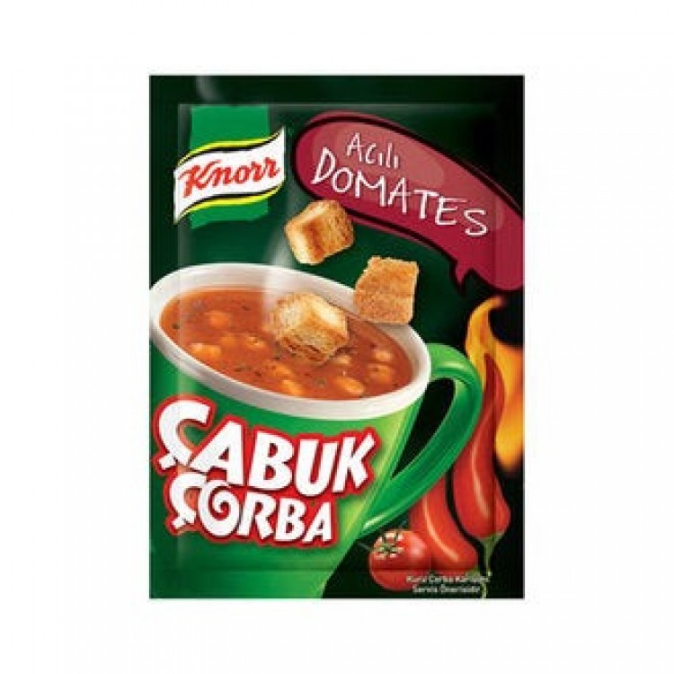 KNORR ÇABUK ÇORBA ACILI DOMATES 22 GR X 24 AD KNORR ÇABUK ÇORBA ACILI DOMATES 22 GR X 24 AD