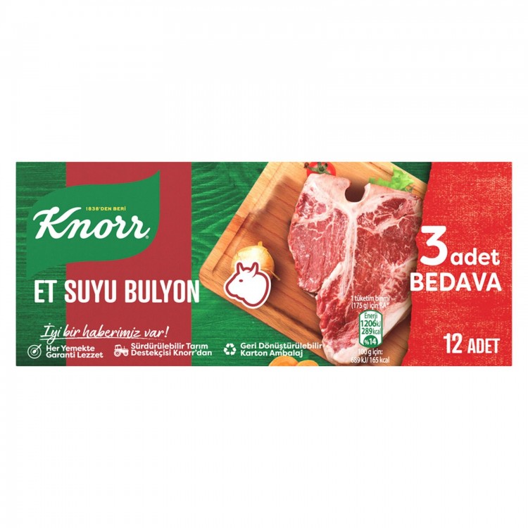 KNORR ET BULYON 12'Lİ 120 GR X 48 AD KNORR ET BULYON 12'Lİ 120 GR X 48 AD