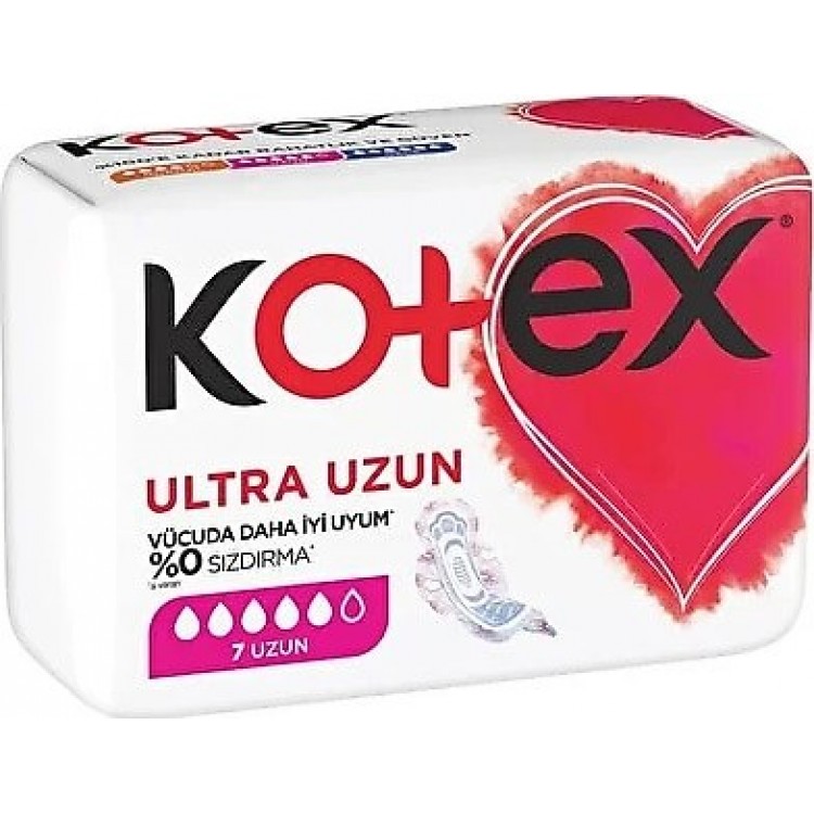KOTEX NATURAL ULTRA SINGLE UZUN 7'Lİ X 24 AD