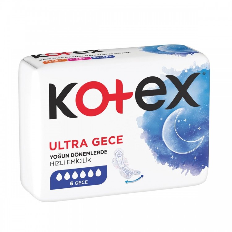 KOTEX ULTRA SINGLE GECE 6'LI X 24 AD