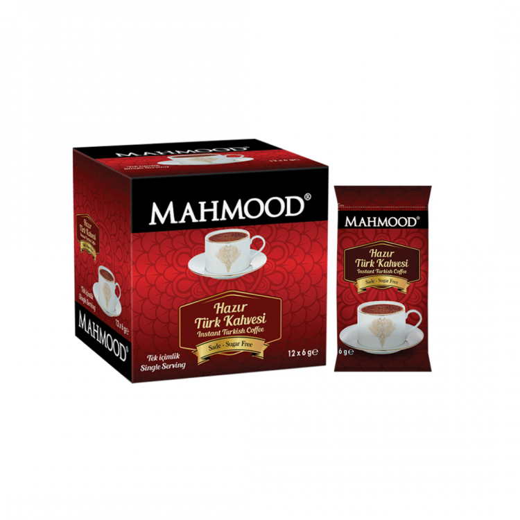 MAHMOOD HAZIR TÜRK KAHVESİ SADE 6 GR X 12 AD
