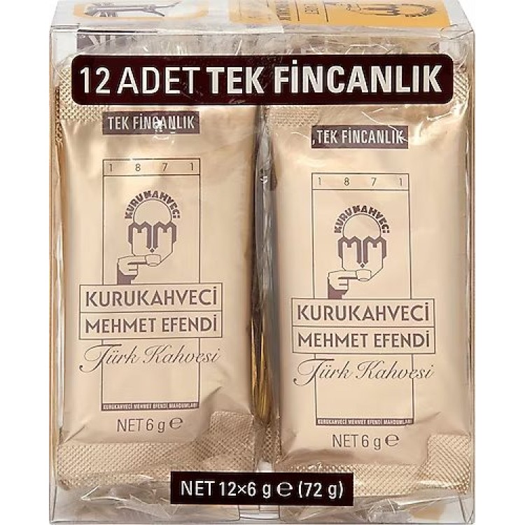 MEHMET EFENDİ TÜRK KAHV 6 GR X 12 AD