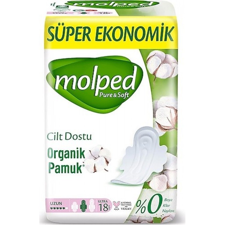 MOLPED PURE SOFT UZUN 18'Lİ X 16 AD MOLPED PURE SOFT UZUN 18'Lİ X 16 AD