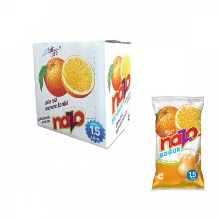 NAZO TOZ İÇECEK PORTAKAL 9 GR X 24 AD
