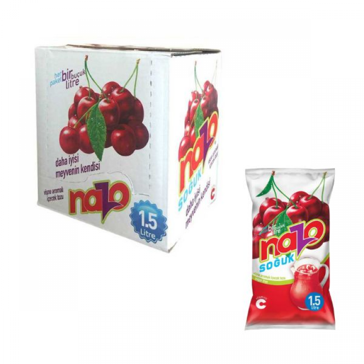 NAZO TOZ İÇECEK VİŞNE 9 GR X 24 AD