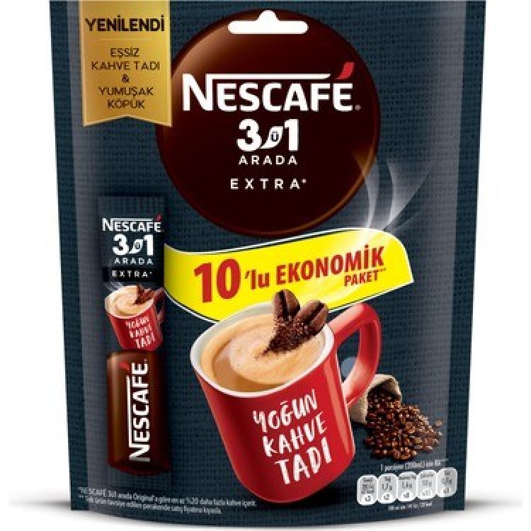 NESCAFE 3+1 EXTRA 10'LU PAKET NESCAFE 3+1 EXTRA 10'LU PAKET