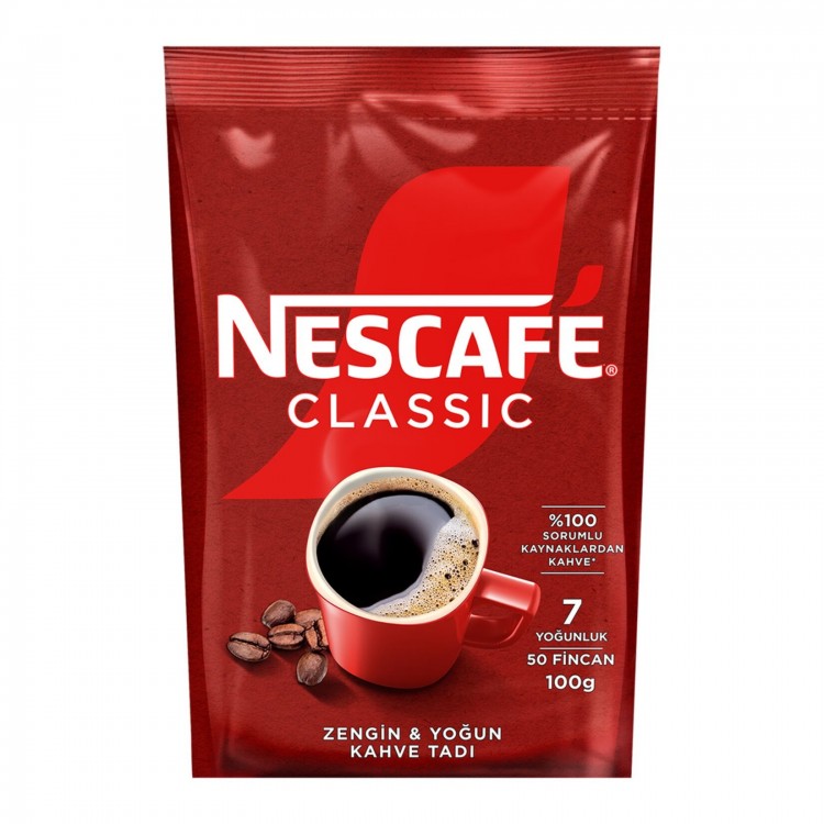 NESCAFE CLASİC 100 GR PAKET X 12 AD NESCAFE CLASİC 100 GR PAKET X 12 AD