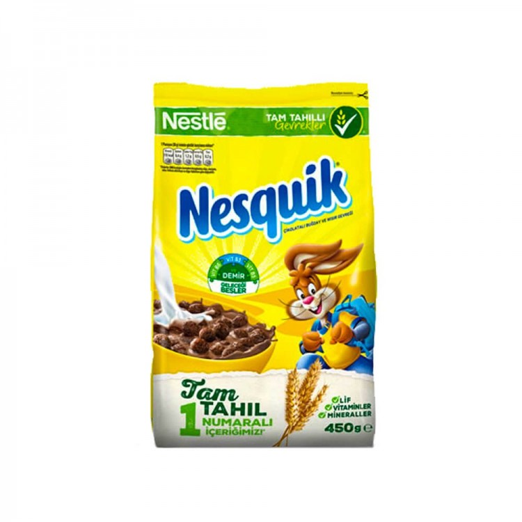 NESQUIK MISIR GEVREĞİ 450 GR X 10 AD NESQUIK MISIR GEVREĞİ 450 GR X 10 AD