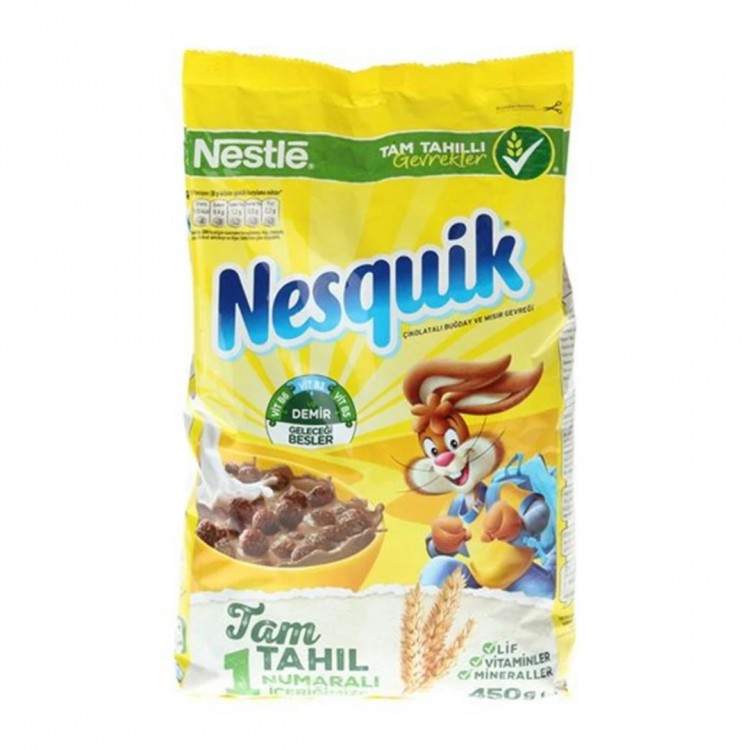 NESQUIK MISIR GEVREĞİ 450 GR X 10 AD NESQUIK MISIR GEVREĞİ 450 GR X 10 AD
