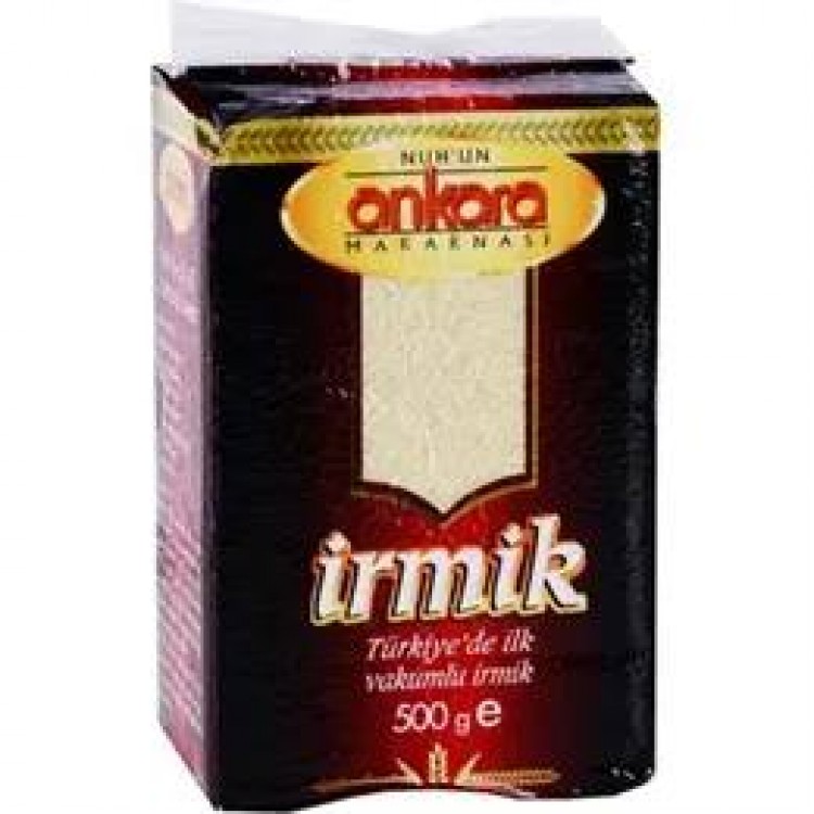 NUHUN ANKARA VAKUMLU İRMİK 500 GR X 20 AD