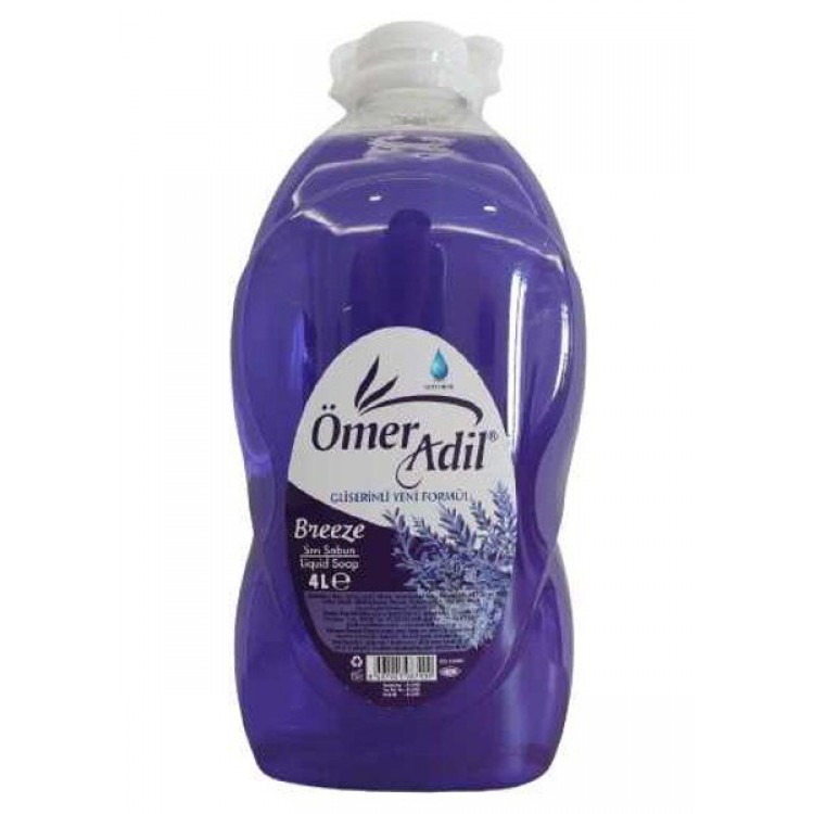 ÖMER ADİL SIVI SABUN 3 LT BREEZE X 4 AD